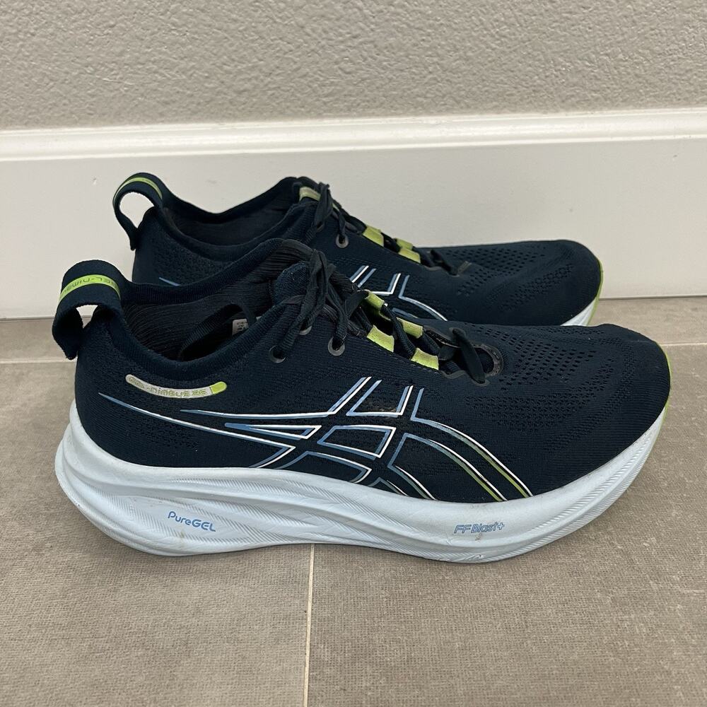 ASICS Gel-Nimbus 26 Mens Size 8.5 Extra Wide Blue Running Shoes 1011B796